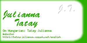 julianna tatay business card